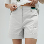 Shorts con banda a righe in vita LS2508001 00B LOLA 
