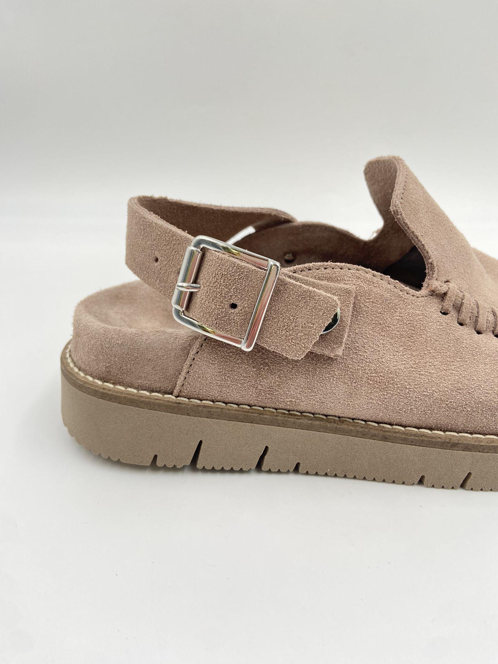 Sandalo Cassie Suede - Patrizia Bonfanti CASSIESUEDE TORTORA PATRIZIA BONFANTI 