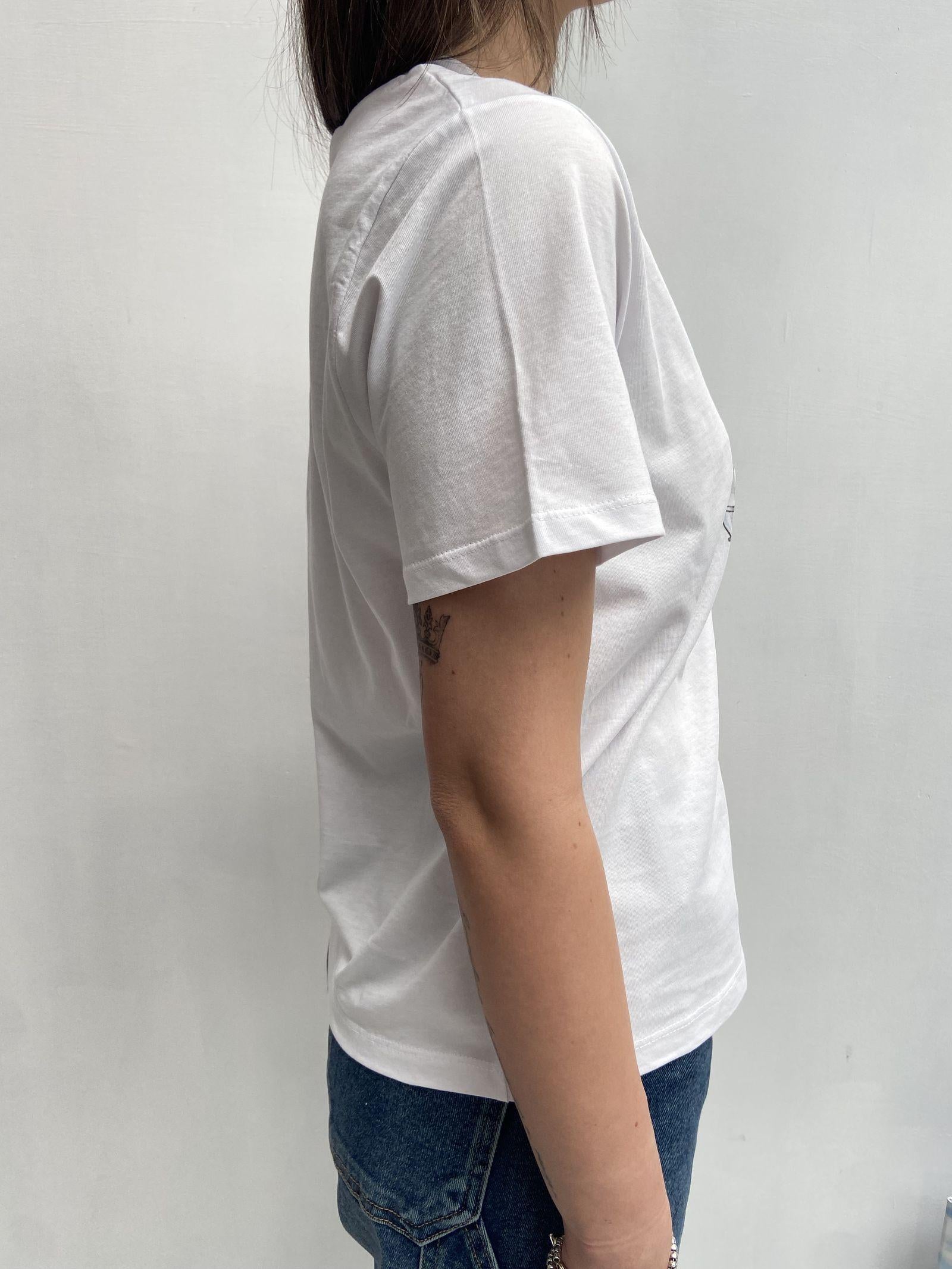 T-shirt girocollo Topolino -TopTee TP525 BIANCO TOP-TEE 