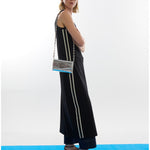 Abito lungo con strisce laterali LS2616148 00N LOLA 