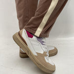 Pantalone con banda laterale 2558 CIOCCOLATO OFELIA 