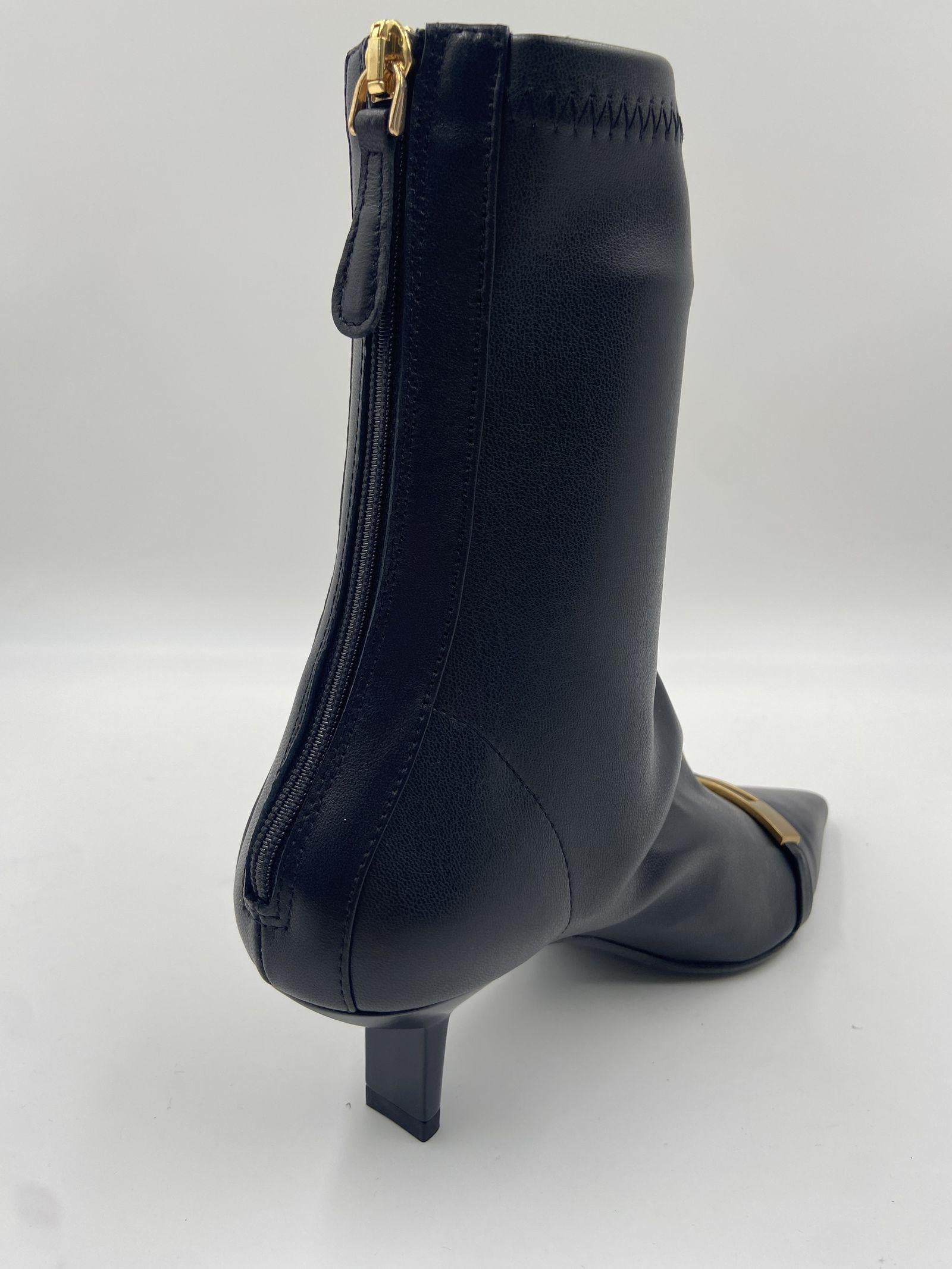 Tronchetto tacco basso 2795 NERO OFELIA 