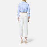 Camicia in popeline - Elisabetta Franchi CA08751E2 019 ELISABETTA FRANCHI 