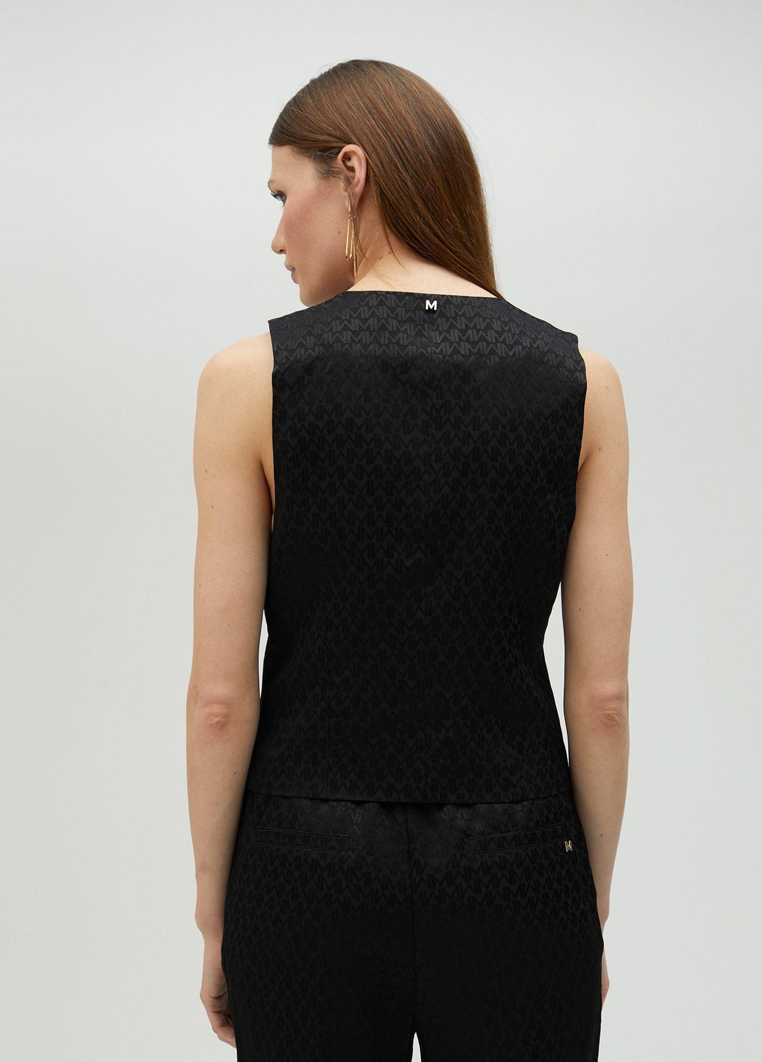 Gilet jacquard MS2502007 00N MAITE 