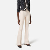 Pantalone a zampa in crèpe