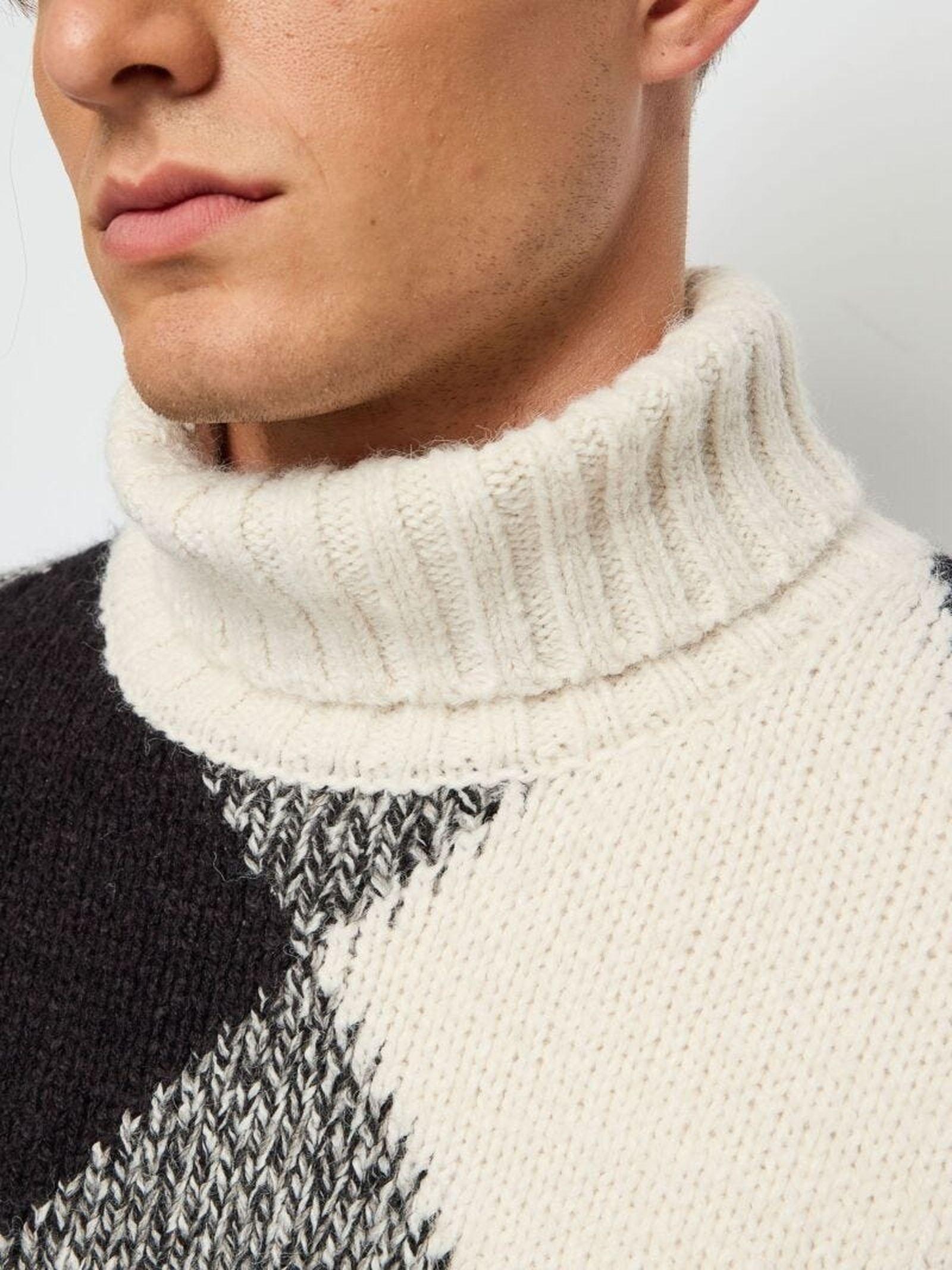 Maglia dolcevita a rombi 421GU53028 426077-01 GAUDI' 