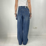 Jeans wide leg con tascone - Ofelia LAF244 DENIM OFELIA 