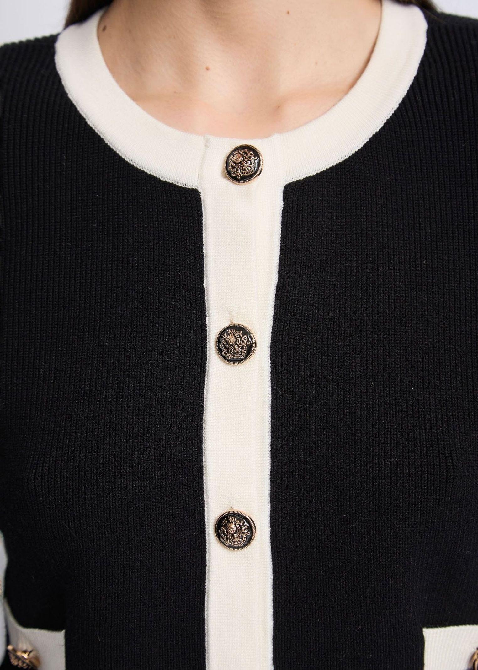 Cardigan con bottoni gioiello 521FD53038 521017-02 GAUDI' 