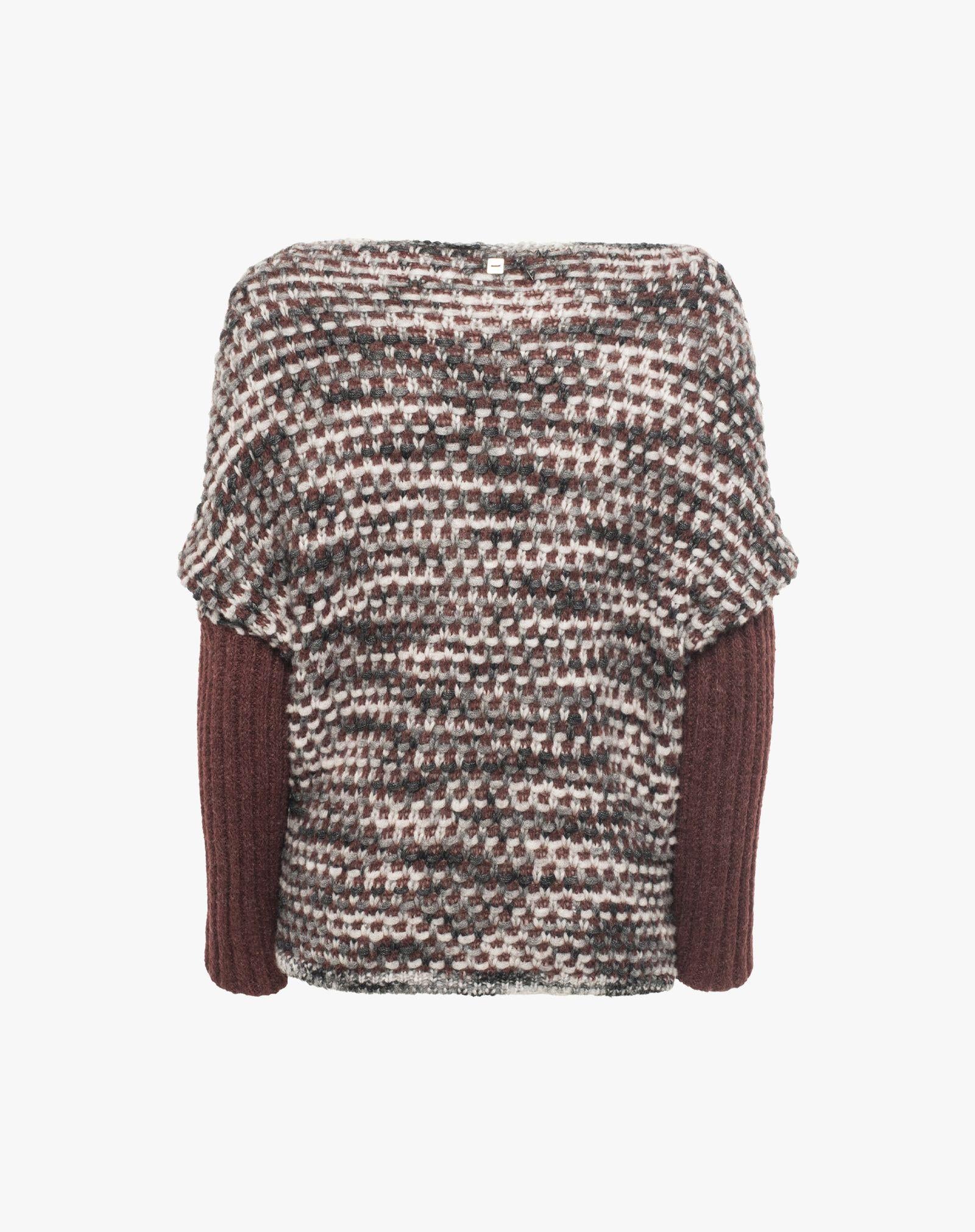 Maglia con motivo testurizzato M416WO MA641 MANILA GRACE 