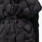 Gilet trapuntato con cintura MF2501006 00N MAITE 