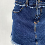 Minigonna denim