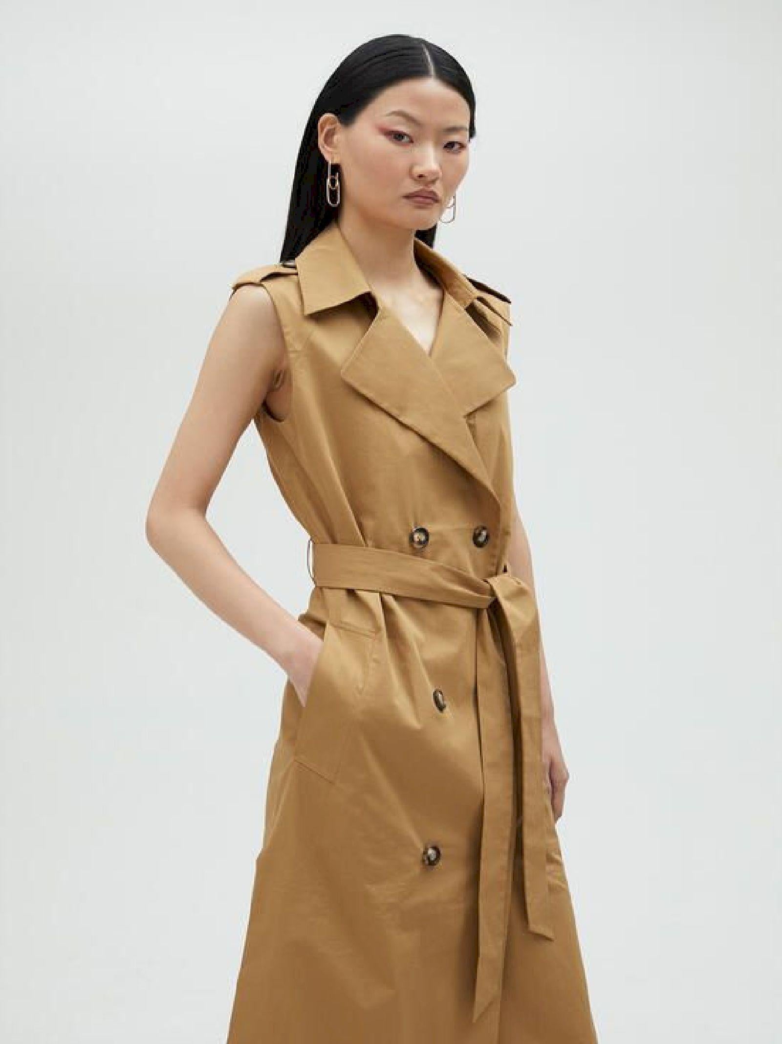 Abito gilet con cintura MS2516028 052 MAITE 