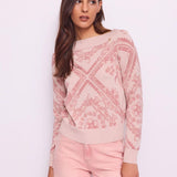 Maglia girocollo in lurex