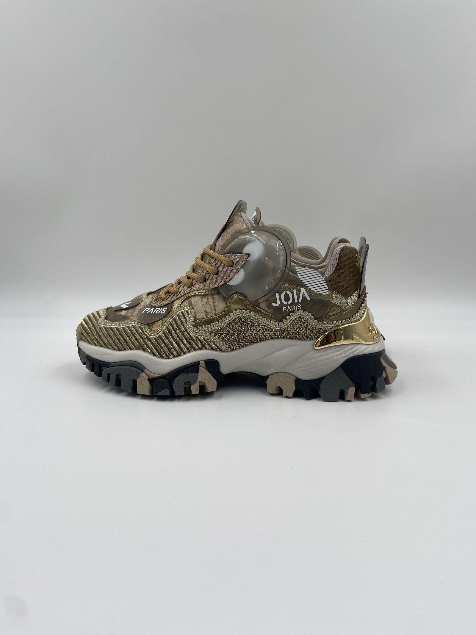 Sneakers Cloud oro e bianco 2502107 MARRONEBIANCO JOIAPARIS 