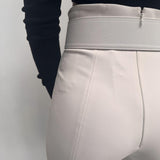 Pantalone con cinturone - Elisabetta Franchi PA06932E2 360 ELISABETTA FRANCHI 