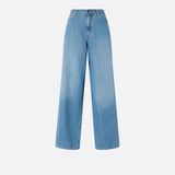Jeans ballon con gamba avvolgente