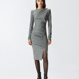 Abito midi con drappeggio 106126A2ZU I76 PINKO 