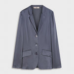 Giacca monopetto in satin IROM12D8 22 CARLA G. 