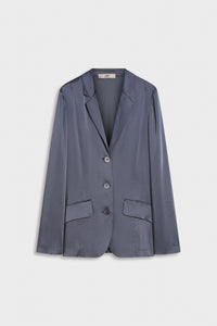 Giacca monopetto in satin