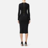 Abito in maglia con gemelli gioiello AM28S57E2 110 ELISABETTA FRANCHI 