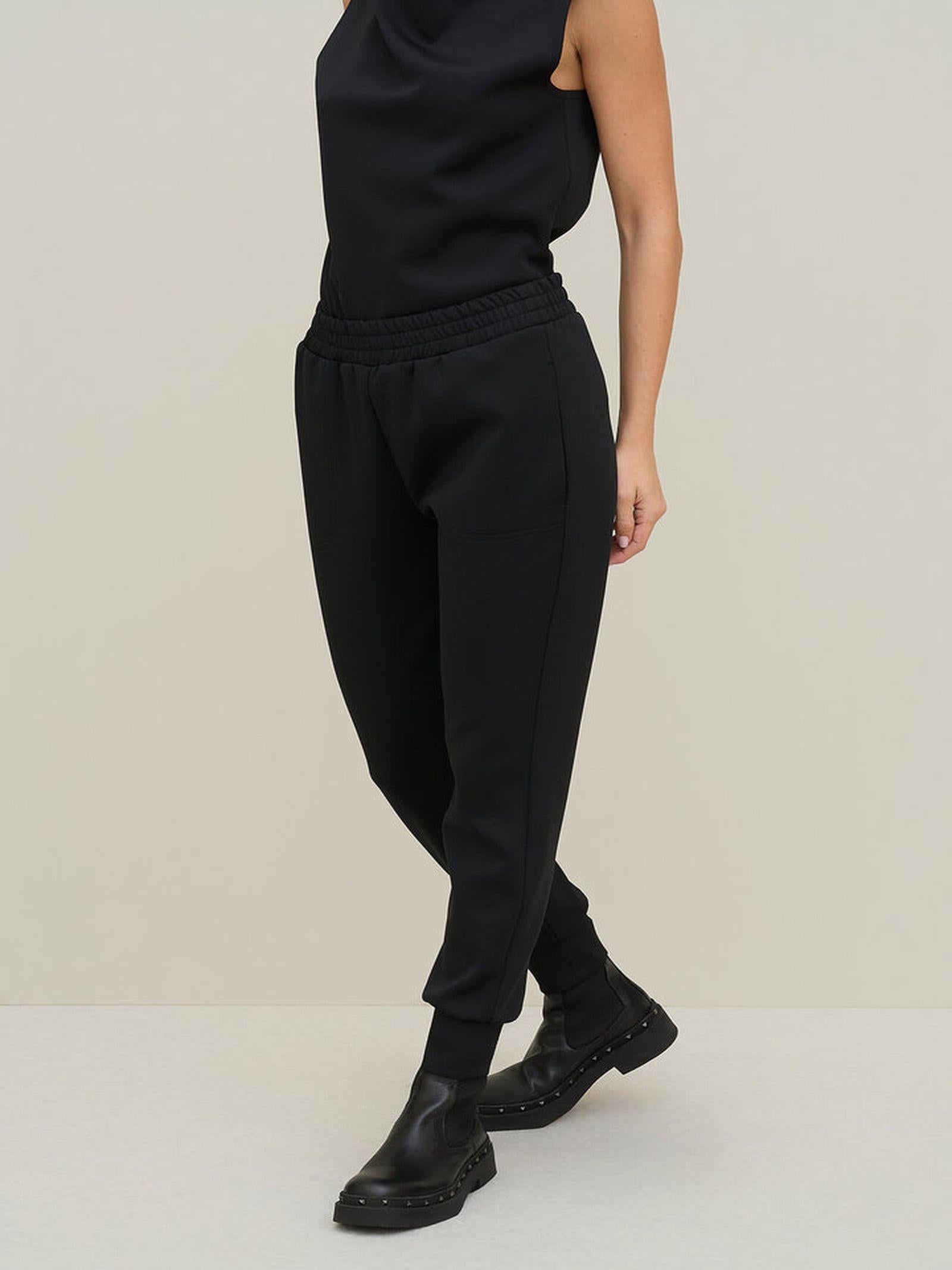 Pantalone jogger con elastico in vita PUED23 D1 10 CARLA G. 