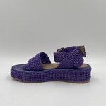 Sandalo zeppa in rafia naturale - Fiorina S148J545 VIOLA FIORINA 