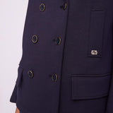 Giacca in scuba doppiopetto 511BD34002 3966 GAUDI' 