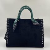 Borsa Apache nera 1481 NERO RUE MADAM PARIS 
