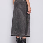 Gonna longuette con borchie 521BD76004 00 GAUDI' 